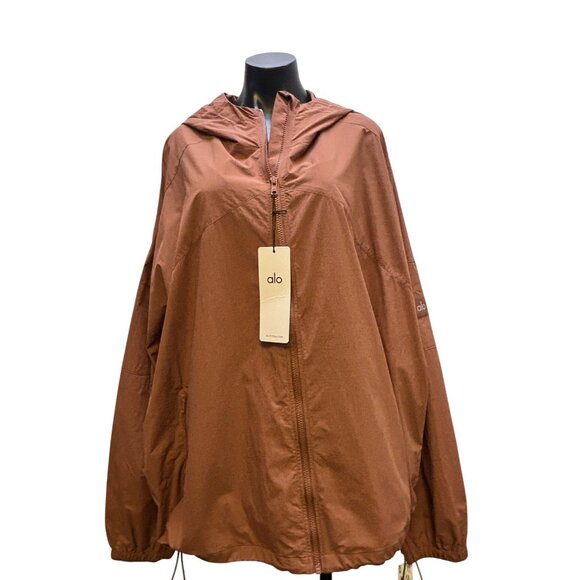 NWT Alo Clay Rain Jacket Size 2X - Picture 3 of 10